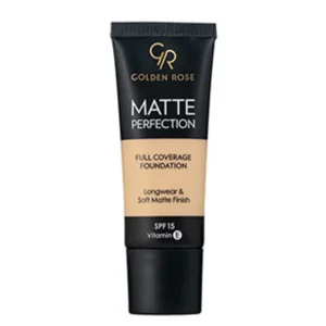 کرم پودر گلدن رز مدل Matte Perfection حجم ۳۵ میل