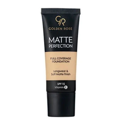کرم پودر گلدن رز مدل Matte Perfection حجم ۳۵ میل