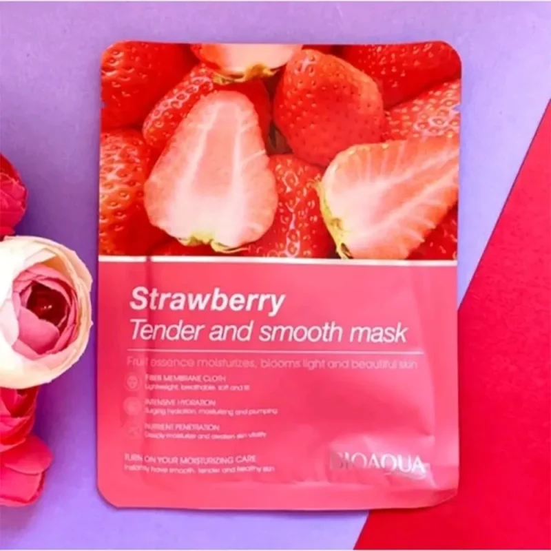 ماسک ورقه‌ای بیوآکوا Strawberry - Image 2