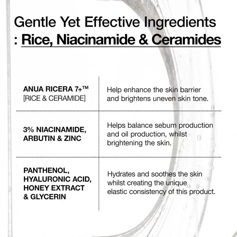سرم برنج آبرسان آنوا Rice + Ceramide حجم 50 میل - Image 3