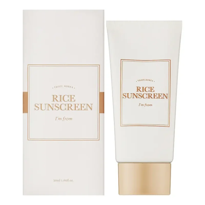 ضد-آفتاب-روشن-کننده-برنج-آیم-فرام-IM-FRSunscreen copy ضدآفتاب روشنکننده آیم فرام Rice SPF+50 حجم 50میل - Image 1