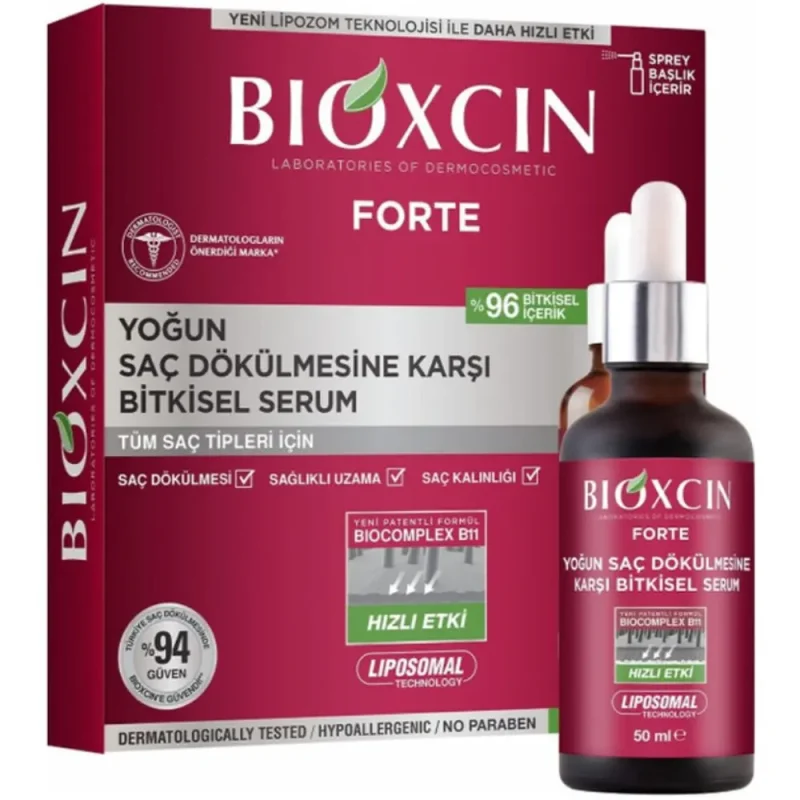پک سرم ضدریزش مو بیوکسین مدل Forte حجم ۳×۵۰ میل - Image 4