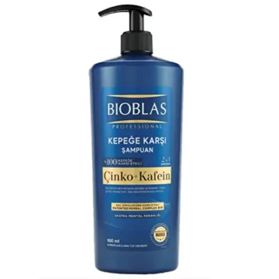 شامپو ضدشوره بیوبلاس مدل Çinko+Kafein حجم ۹۰۰ میل