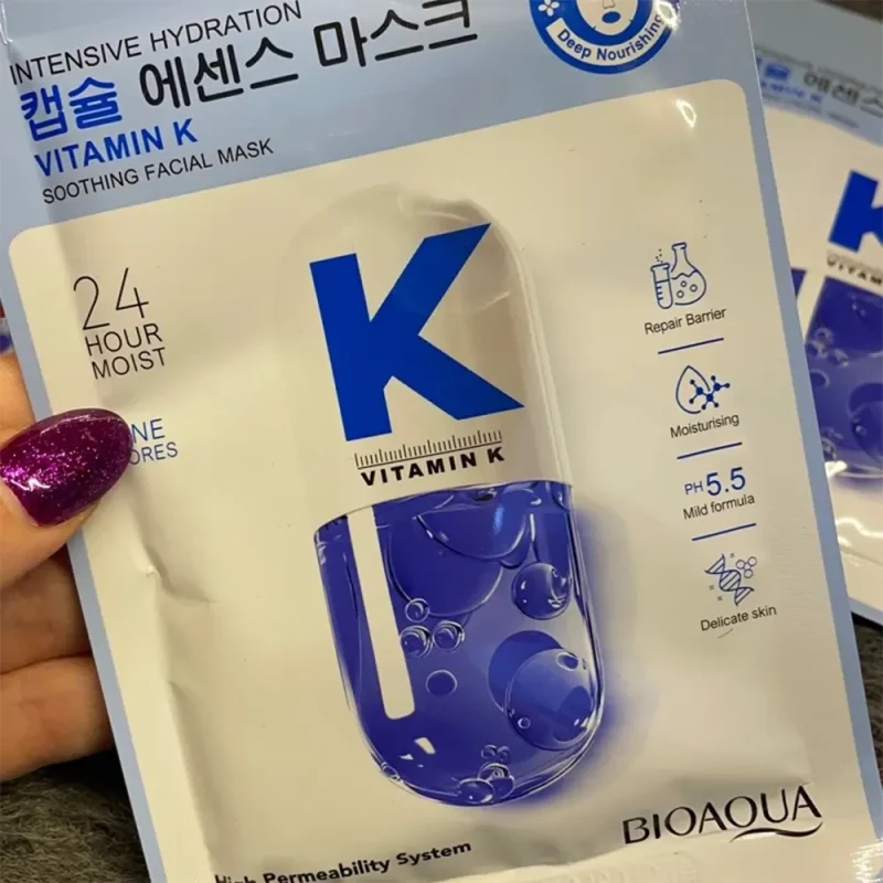 ماسک ورقه‌ای بیوآکوا Vitamin K - Image 2