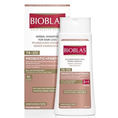 شامپو بیوبلاس مدل Probiotic + Panthenol حجم ۳۶۰ میل
