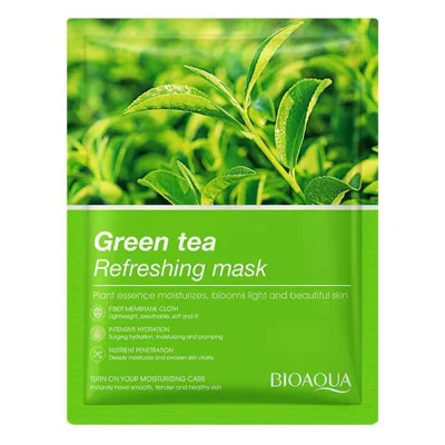 ماسک ورقه‌ای بیوآکوا Green Tea