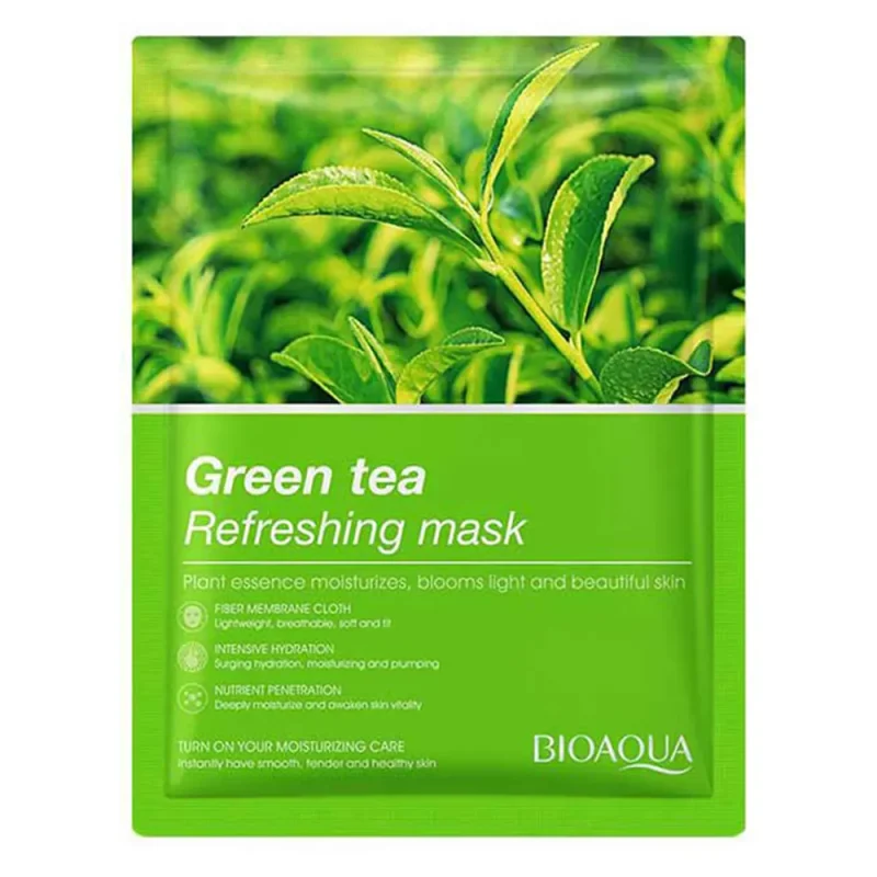 ماسک ورقه‌ای بیوآکوا Green Tea