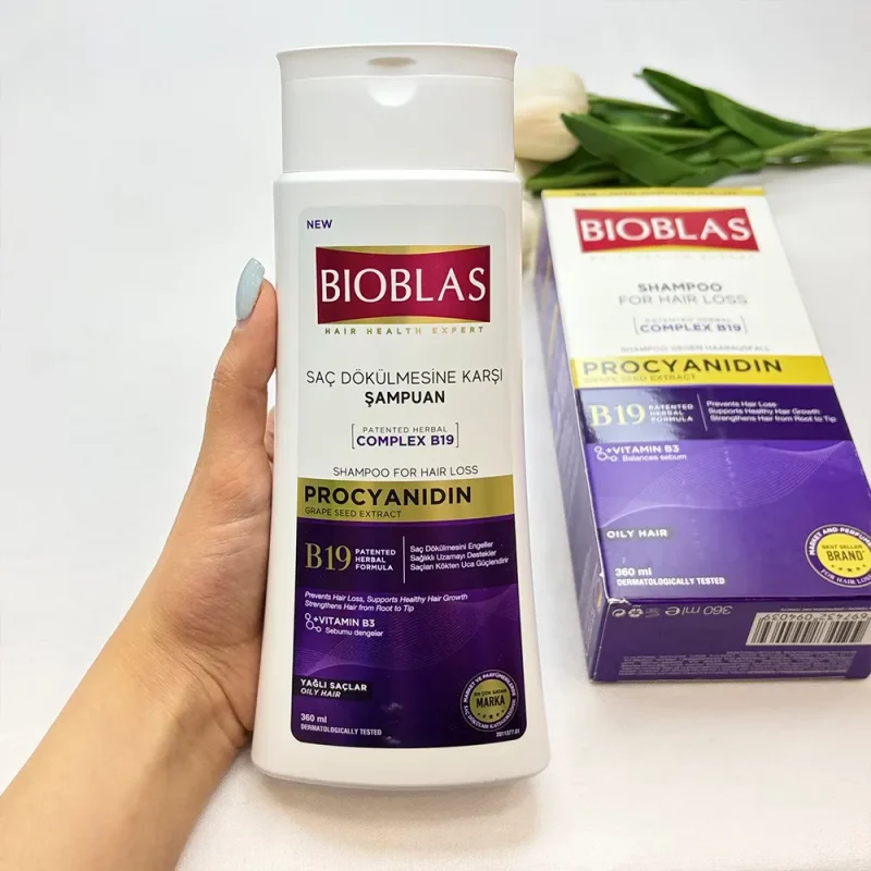 شامپو ضدریزش بیوبلاس مدل Procyanidin + Biotin حجم ۳۶۰ میل - Image 2