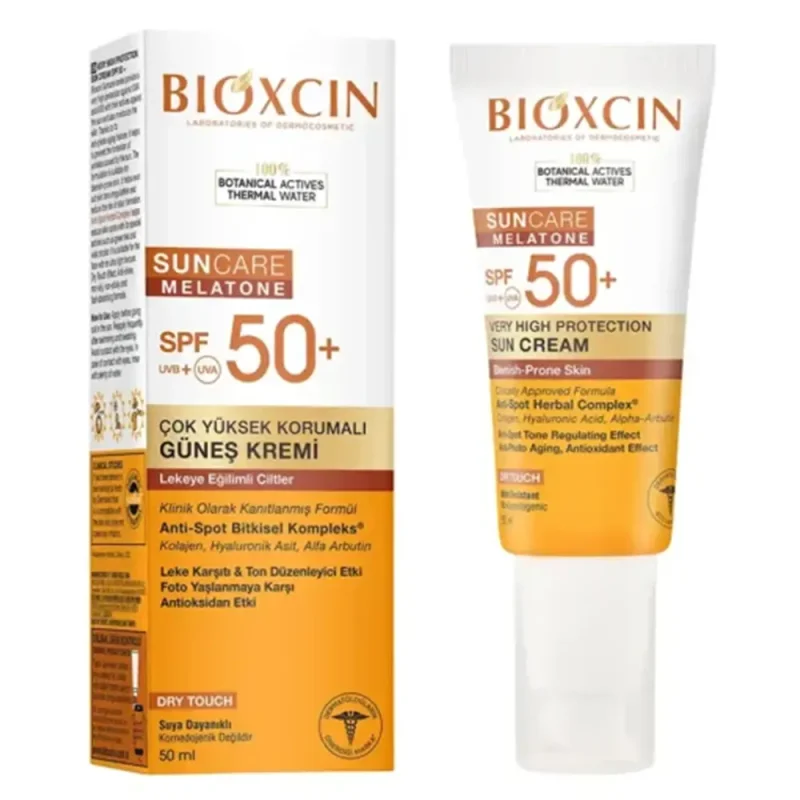 ضد آفتاب بی‌رنگ بیوکسین SPF50 مدل Melatone حجم ۵۰ میل - Image 2