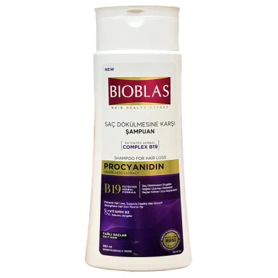 شامپو ضدریزش بیوبلاس مدل Procyanidin + Biotin حجم ۳۶۰ میل