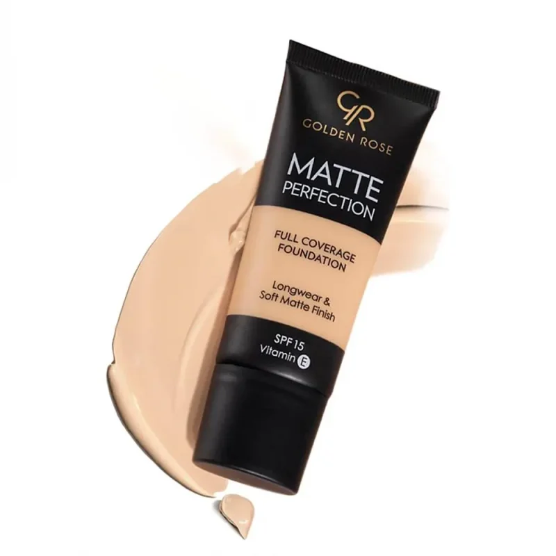 کرم پودر گلدن رز مدل Matte Perfection حجم ۳۵ میل - Image 3