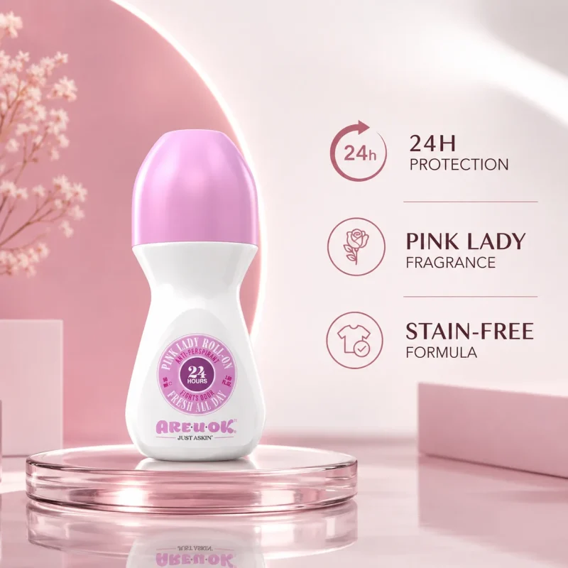 مام رول ضدتعریق بانوان آر یو اوکی مدل Pink Lady