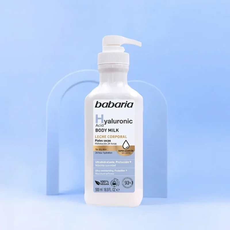 شیر بدن آبرسان باباریا مدل Hyaluronic acid حجم 500میل - Image 3
