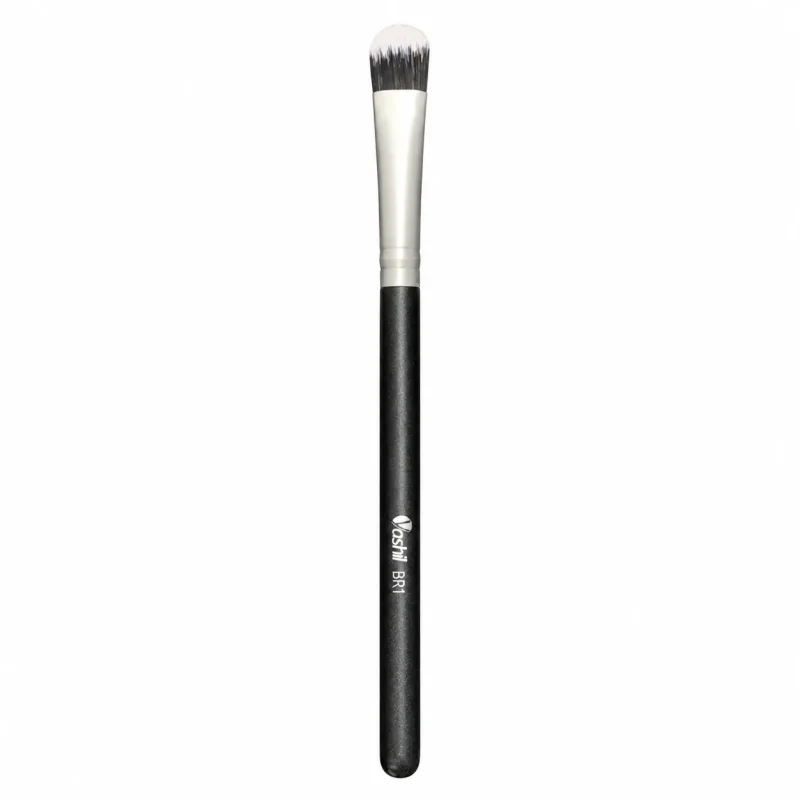 براش آرایشی تخت سایه چشم کرمی یاشیل مدل BR1 براش آرایشی تخت سایه چشم کرمی یاشیل مدل BR1