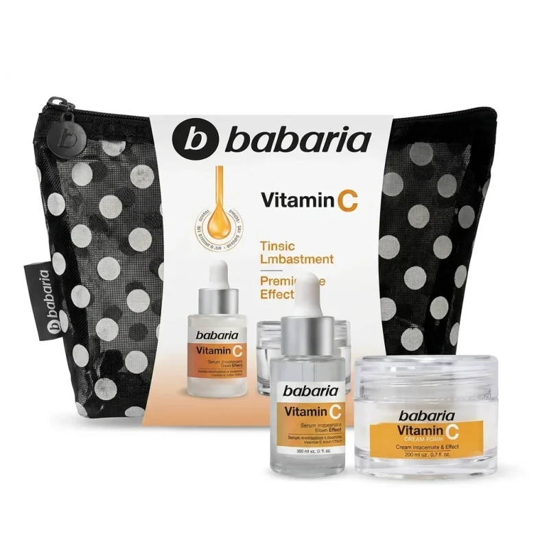 پک سرم و کرم ویتامین سی باباریا مدل Vitamin C Brightness - Image 3