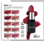 رژ لب جامد مات فارماسی مدل Matte Lipstick وزن 4گرم - Image 2