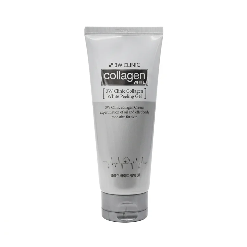 ژل لایه‌بردار صورت 3W Clinic مدل Collagen white حجم 180میل - Image 1