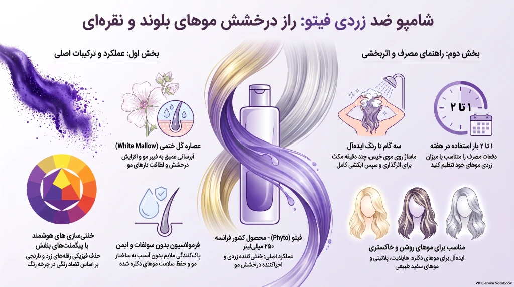شامپو ضد زردی فیتو