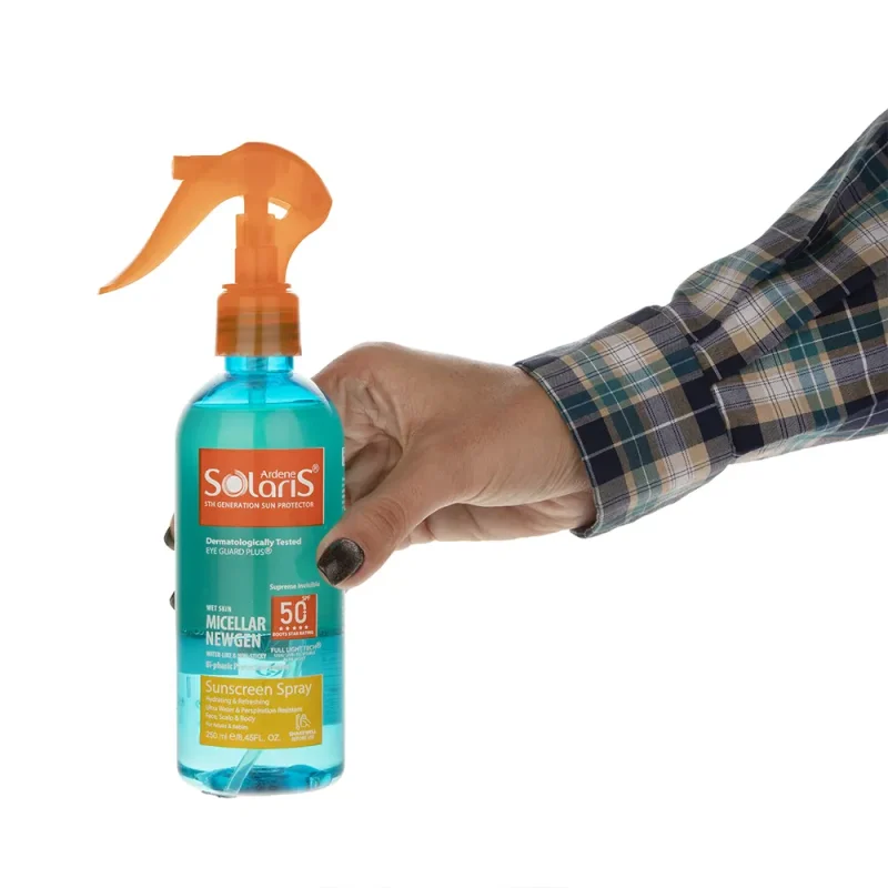 اسپری دوفاز ضدآفتاب آردن سولاریس مدل Micellar Newgen حجم ۲۵۰ میل - Image 4
