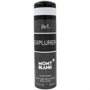 اسپری خوشبوکننده بدن مردانه بیو استار Explurer حجم ۲۰۰ میل