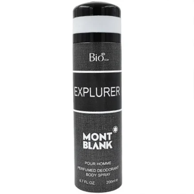 اسپری خوشبوکننده بدن مردانه بیو استار Explurer حجم ۲۰۰ میل