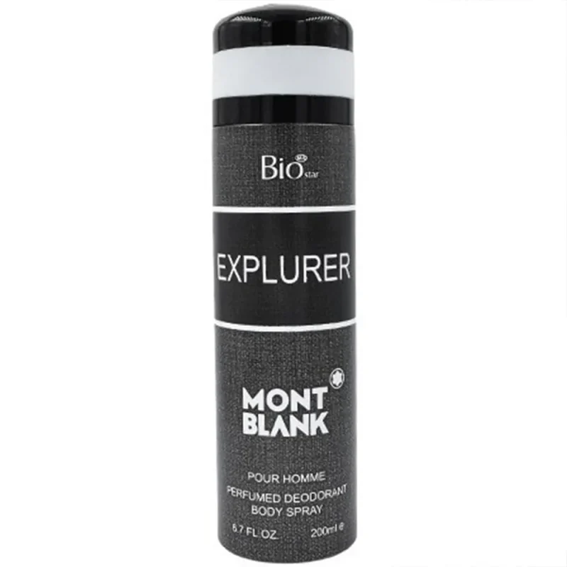 اسپری خوشبوکننده بدن مردانه بیو استار Explurer حجم ۲۰۰ میل اسپری خوشبوکننده بدن مردانه بیو استار Explurer حجم ۲۰۰ میل