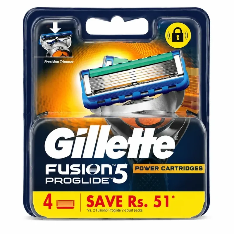تیغ یدک ژیلت مدل Fusion 5 Proglide تعداد ۴ عدد