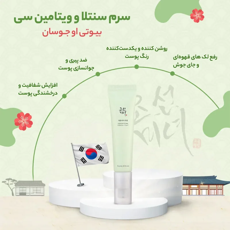 سرم روشن‌کننده بیوتی آف جوسان Centella + Vit C حجم ۳۰ میل - Image 3