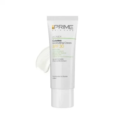 کرم مرطوب‌کننده بی‌رنگ SPF 30 پرایم