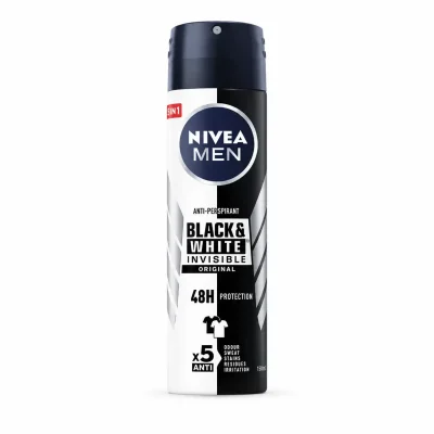 اسپری ضدتعریق مردانه نیوا مدل Black & white حجم 150میل