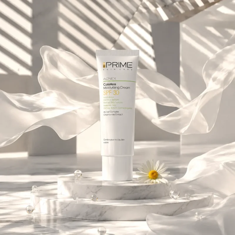 کرم مرطوب‌کننده بی‌رنگ SPF 30 پرایم