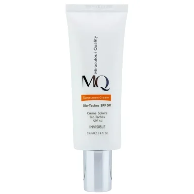 کرم ضد آفتاب ام کیو Bio Taches SPF50 حجم ۵۵ میل