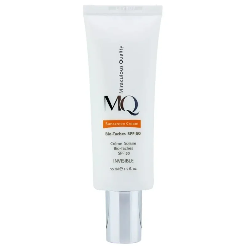 کرم ضد آفتاب ام کیو Bio Taches SPF50 حجم ۵۵ میل