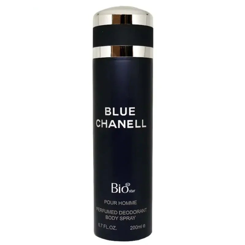 اسپری خوشبوکننده بدن بیو استار Blue Chanell حجم ۲۰۰ میل اسپری خوشبوکننده بدن بیو استار Blue Chanell حجم ۲۰۰ میل