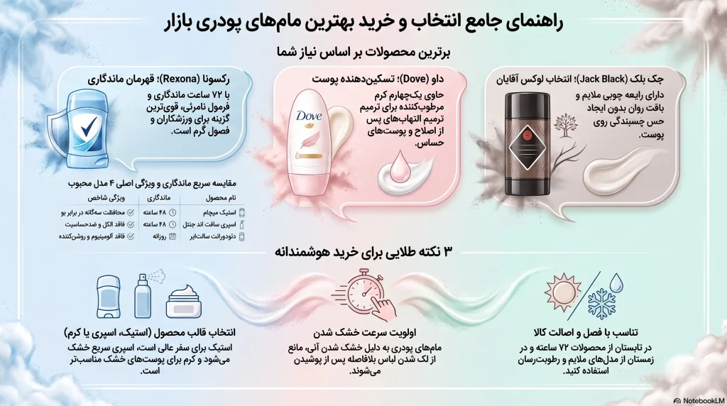 راهنمای انتخاب و استفاده صحیح مام پودری