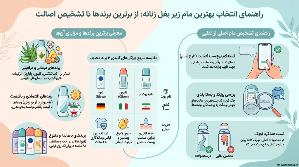 راهنمای انتخاب و اصالت دئودورانت