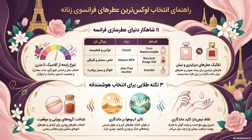 معرفی ۱۱ تا از بهترین عطرهای زنانه فرانسوی
