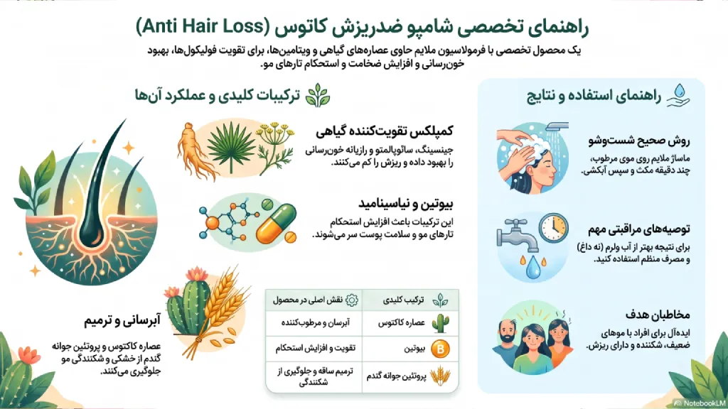 راهنمای خرید شاپو ضد ریزش مو کاتوس