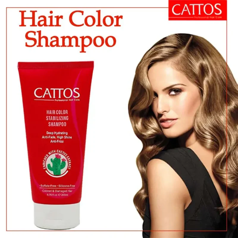 شامپو موهای رنگ شده کاتوس COLOR STABILIZING حجم ۲۰۰ میل - Image 2