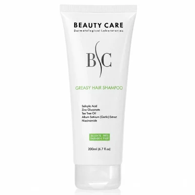 شامپو تقویت کننده موهای چرب بیوتی کر Greasy Hair حجم ۲۰۰ میل