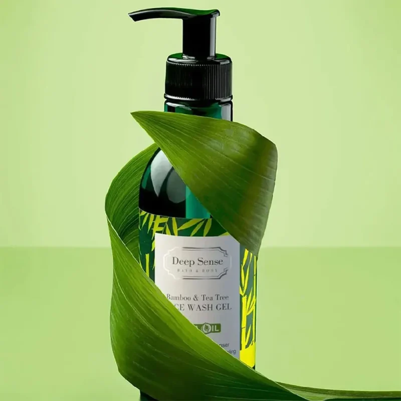 ژل شوینده صورت بامبو دیپ سنس Bamboo & Tea Tree حجم ۲۵۰ میل - Image 4