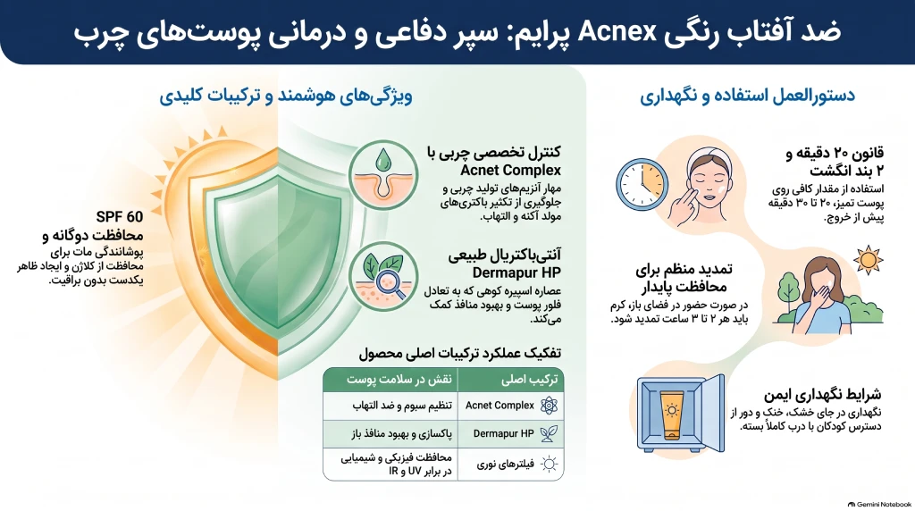 ضد افتاب رنگی اکنس پرایم