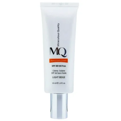 کرم ضد آفتاب ام کیو Oil Free SPF50 حجم ۵۵ میل