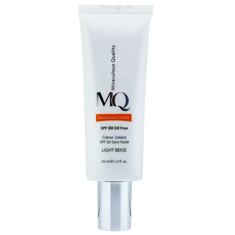 کرم ضد آفتاب ام کیو Oil Free SPF50 حجم ۵۵ میل