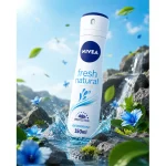 اسپری ضدتعریق زنانه نیوآ مدل Fresh Natural حجم ۱۵۰ میل - Image 2