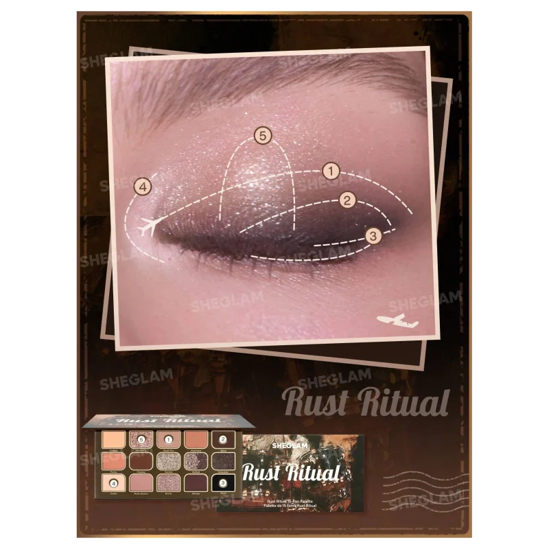 پالت سایه چشم شیگلم مدل Rust Ritual - Image 2