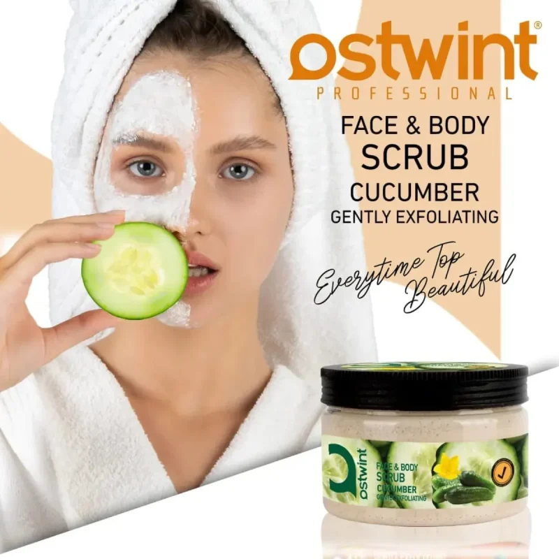 ژل اسکراب صورت و بدن استوینت مدل Cucumber حجم 300میل - Image 2
