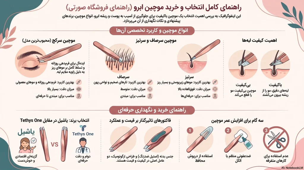 راهنمای جامع خرید موچین ابرو