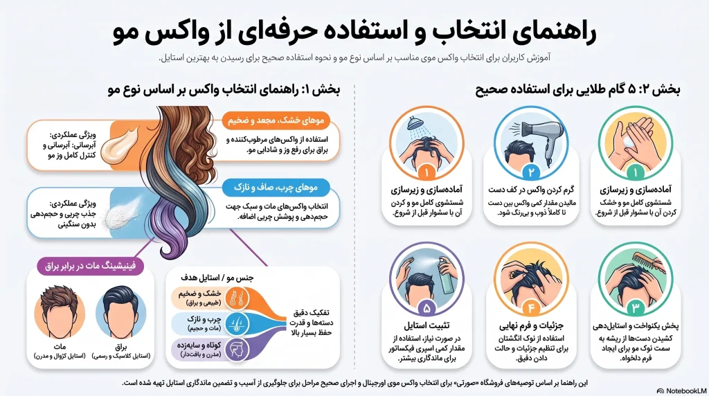 راهنمای جامع واکس مو