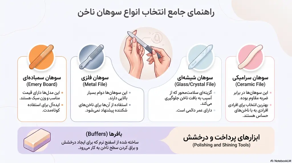 انواه سوهان ناخن